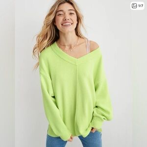Aerie Thermal V Neck